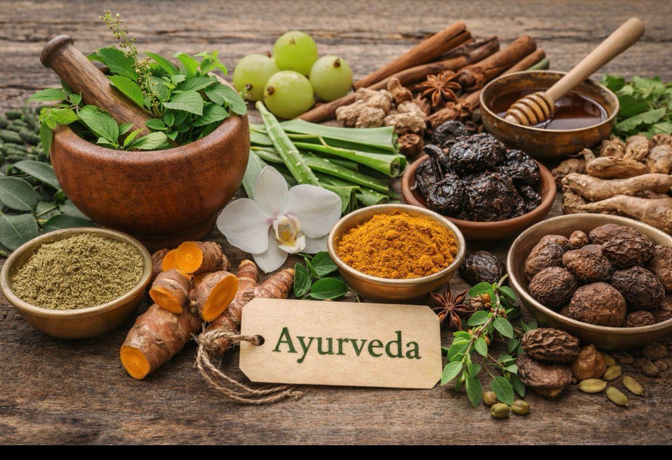 Ayurvedic herbs, oils, and natural remedies